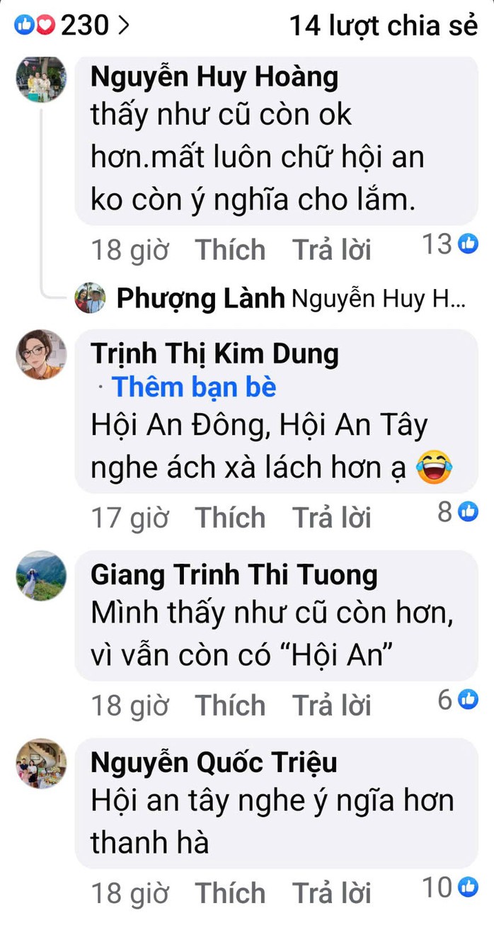 Nhiều băn khoăn về tên gọi 2 phường mới của Hội An - Ảnh 5.