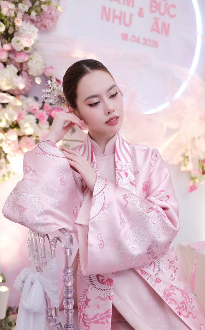 Á hậu Tâm Như đẹp dịu dàng trong lễ đính hôn - Ảnh 1.