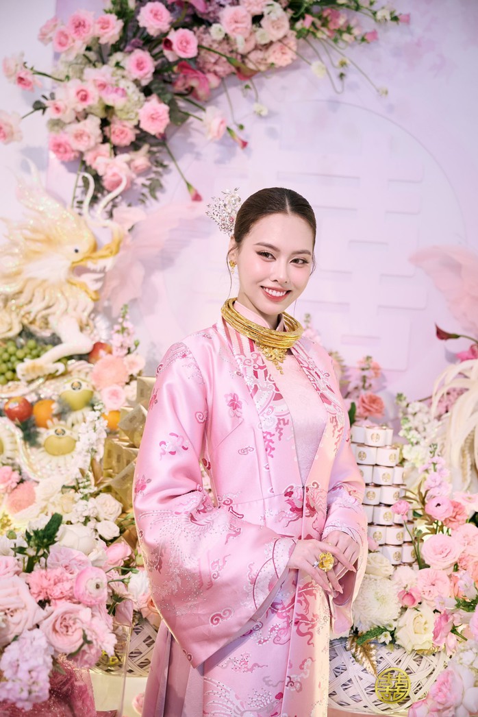Á hậu Tâm Như đẹp dịu dàng trong lễ đính hôn - Ảnh 5.