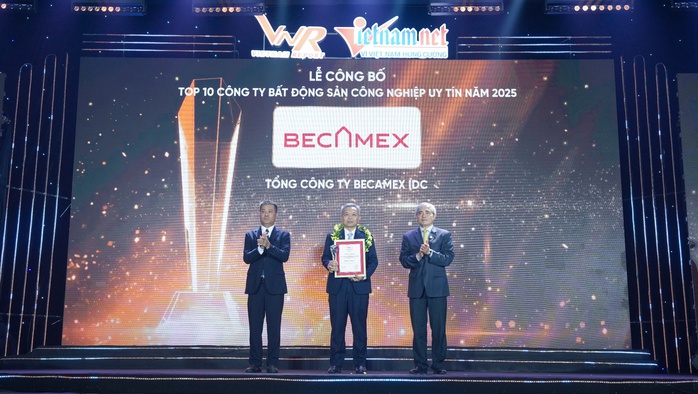 Becamex IDC liên tục 5 năm đứng đầu Top 10 công ty bất động sản công nghiệp uy tín- Ảnh 1. Becamex IDC liên tục 5 năm đứng đầu Top 10 công ty bất động sản công nghiệp uy tín- Ảnh 1.