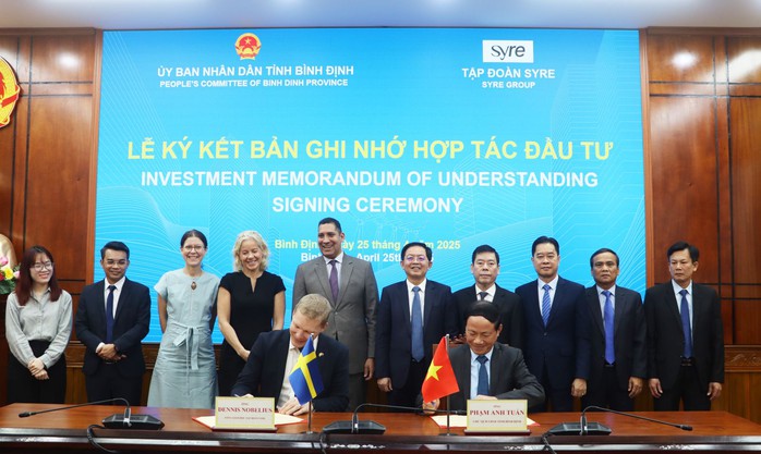 Tập đoàn Thụy Điển đầu tư 1 tỉ USD vào dự án tái chế dệt may tại Bình Định - Ảnh 1.