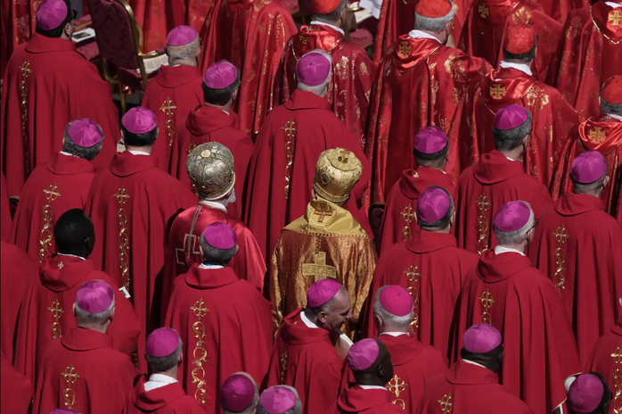 Chùm ảnh tang lễ của cố Giáo hoàng Francis - Ảnh 9. Chùm ảnh tang lễ của cố Giáo hoàng Francis - Ảnh 9.