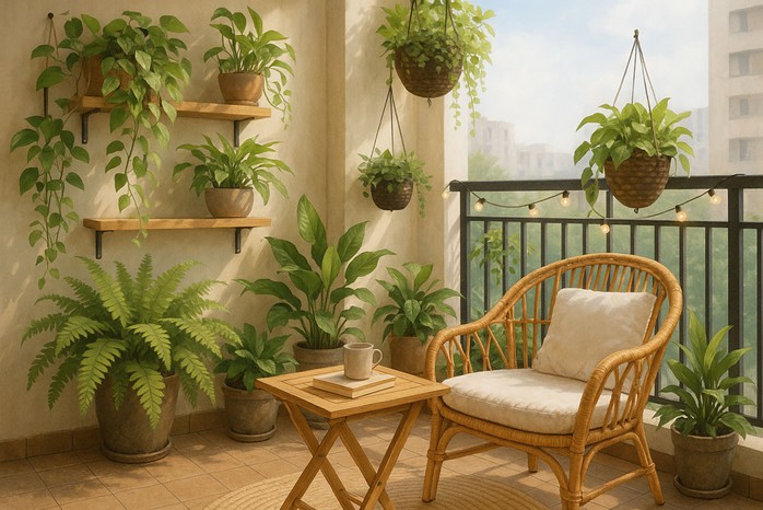 Góc nhỏ bình yên cho căn hộ chung cư- Ảnh 1. Góc nhỏ bình yên cho căn hộ chung cư- Ảnh 1.