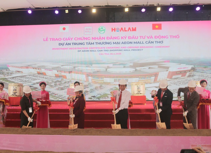 Khởi công Trung tâm Thương mại Aeon Mall Cần Thơ, vốn 5.400 tỉ đồng - Ảnh 2.