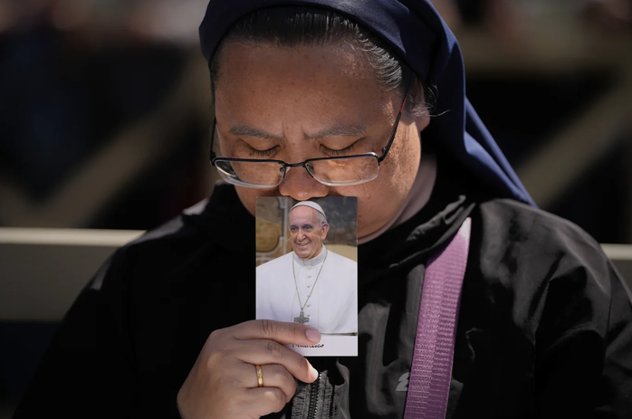 Chùm ảnh tang lễ của cố Giáo hoàng Francis - Ảnh 6. Chùm ảnh tang lễ của cố Giáo hoàng Francis - Ảnh 6.