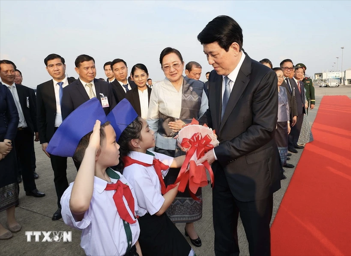 Thông điệp mạnh mẽ từ chuyến thăm Lào của Chủ tịch nước Lương Cường- Ảnh 1. Thông điệp mạnh mẽ từ chuyến thăm Lào của Chủ tịch nước Lương Cường- Ảnh 1.