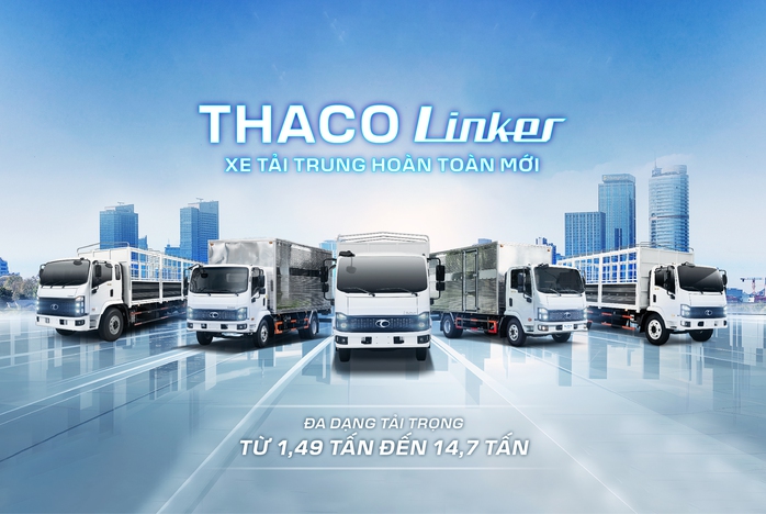 THACO Linker - dòng xe tải trung hoàn toàn mới, tối ưu chi phí vận chuyển- Ảnh 1. THACO Linker - dòng xe tải trung hoàn toàn mới, tối ưu chi phí vận chuyển- Ảnh 1.
