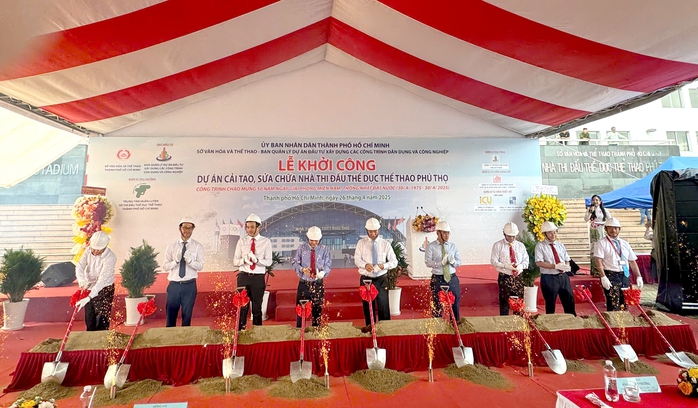 Khởi công dự án cải tạo, sửa chữa Nhà thi đấu TDTT Phú Thọ - Ảnh 4.