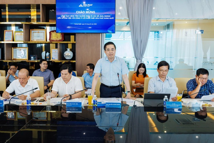 Hòa Phát kiến nghị Quảng Ngãi hỗ trợ, đẩy nhanh tiến độ sản xuất ray thép đường sắt- Ảnh 2. Hòa Phát kiến nghị Quảng Ngãi hỗ trợ, đẩy nhanh tiến độ sản xuất ray thép đường sắt- Ảnh 2.