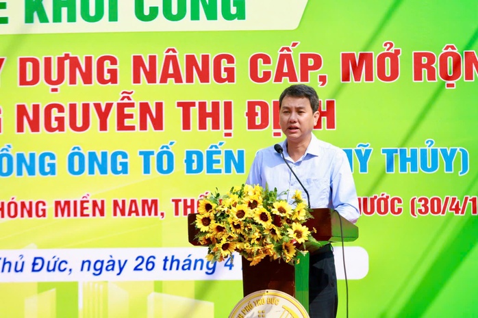 TP Thủ Đức khởi công dự án giao thông "xương sống" - Ảnh 2.