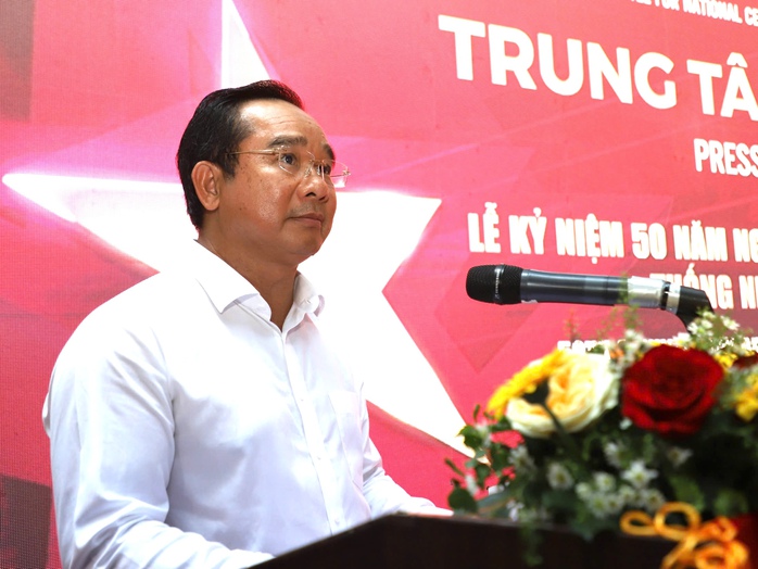 Khai trương Trung tâm báo chí Lễ kỷ niệm 50 năm thống nhất đất nước tại Hội Nhà báo TP HCM - Ảnh 3.