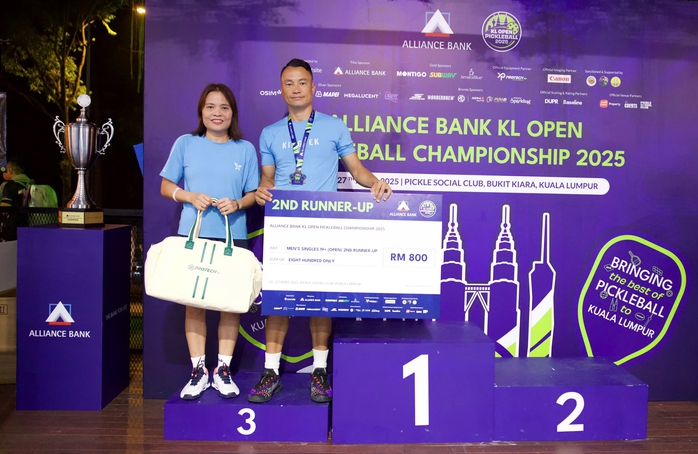 Các tay vợt CLB Kingtek Pickleball vô địch Giải quốc tế Malaysia - Ảnh 3.