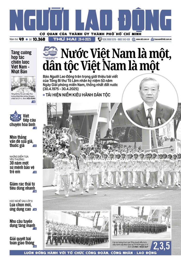 Báo in ngày 28-4: Nhìn thẳng vấn đề sữa giả, thuốc giả - Ảnh 1.