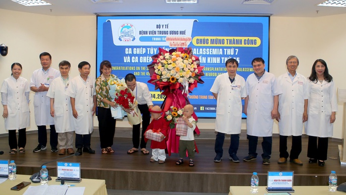 Bệnh nhi bị bệnh tan máu bẩm sinh nhận tin vui dịp lễ 30-4 - Ảnh 1.