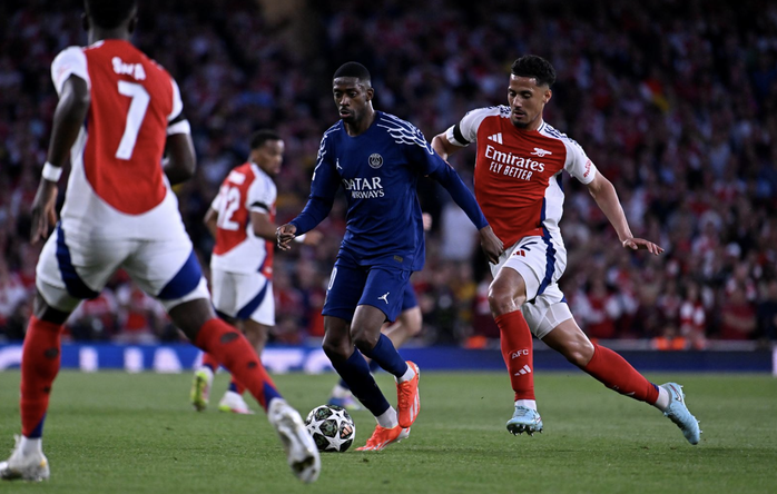 Dembele nhấn chìm Arsenal, PSG mơ vé chung kết Champions League- Ảnh 2. Dembele nhấn chìm Arsenal, PSG mơ vé chung kết Champions League- Ảnh 2.