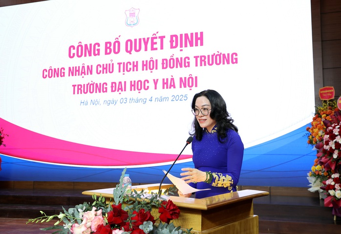 Trường Đại học Y Hà Nội có nữ Chủ tịch Hội đồng- Ảnh 2. Trường Đại học Y Hà Nội có nữ Chủ tịch Hội đồng- Ảnh 2.