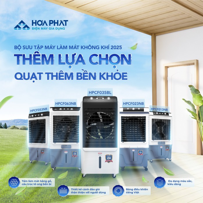 Hòa Phát ra mắt sản phẩm máy làm mát không khí- Ảnh 1.