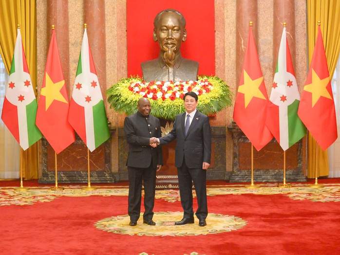 Chủ tịch nước Lương Cường đón, hội đàm với Tổng thống Burundi- Ảnh 6.