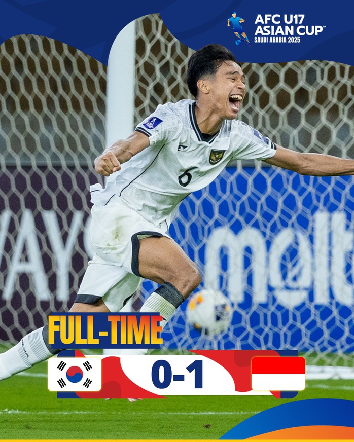 U17 Indonesia bất ngờ quật ngã U17 Hàn Quốc- Ảnh 1.