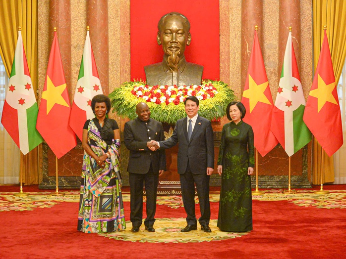 Chủ tịch nước Lương Cường đón, hội đàm với Tổng thống Burundi- Ảnh 7.