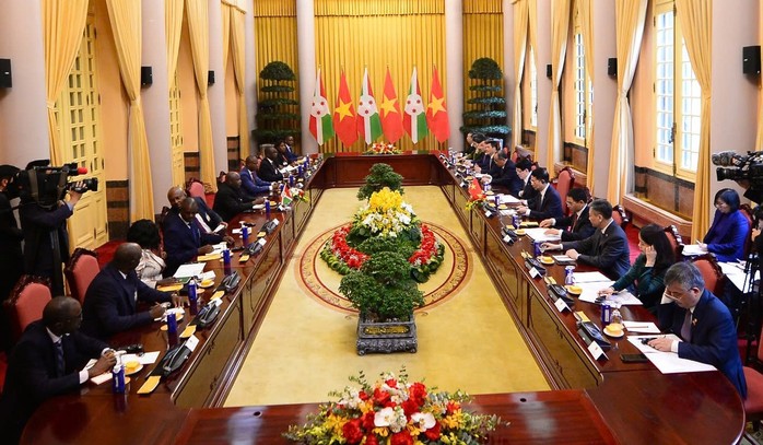 Chủ tịch nước Lương Cường đón, hội đàm với Tổng thống Burundi- Ảnh 8.
