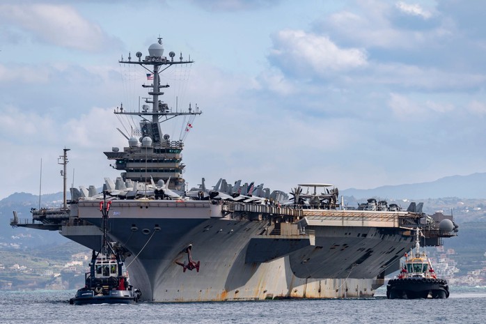 Tàu sân bay USS Harry S. Truman. Ảnh: US Navy Tàu sân bay USS Harry S. Truman. Ảnh: US Navy