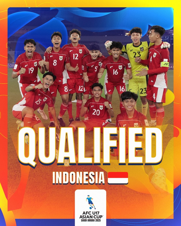 U17 Indonesia giành vé dự World Cup sau chiến thắng đậm trước Yemen- Ảnh 2. U17 Indonesia giành vé dự World Cup sau chiến thắng đậm trước Yemen- Ảnh 2.