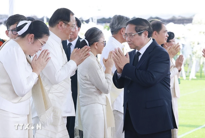 Thủ tướng Phạm Minh Chính dự Lễ truy điệu nguyên Chủ tịch Khamtay Siphandone- Ảnh 1. Thủ tướng Phạm Minh Chính dự Lễ truy điệu nguyên Chủ tịch Khamtay Siphandone- Ảnh 1.