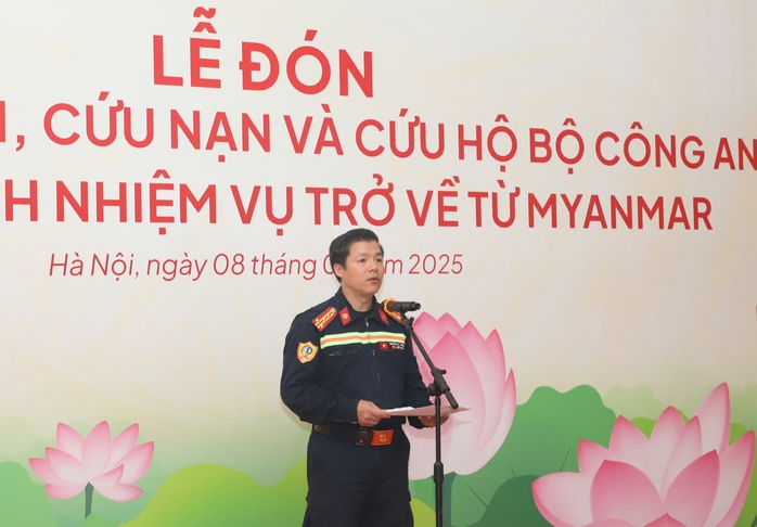Lực lượng cứu hộ hoàn thành nhiệm vụ tại Myanmar, về nước an toàn- Ảnh 12. Lực lượng cứu hộ hoàn thành nhiệm vụ tại Myanmar, về nước an toàn- Ảnh 12.