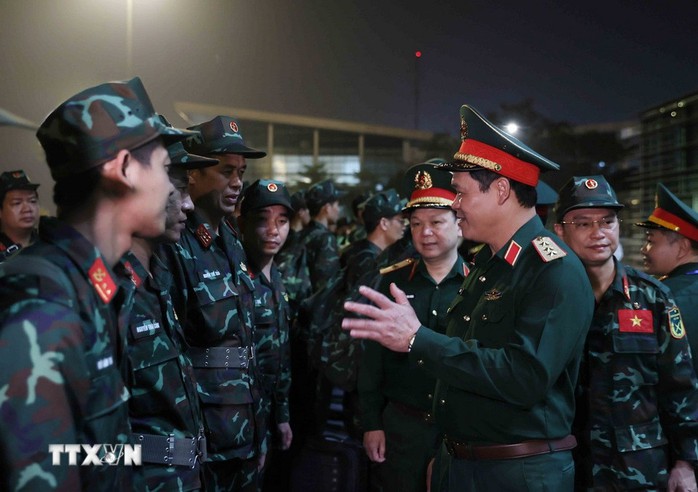 Lực lượng cứu hộ hoàn thành nhiệm vụ tại Myanmar, về nước an toàn- Ảnh 1. Lực lượng cứu hộ hoàn thành nhiệm vụ tại Myanmar, về nước an toàn- Ảnh 1.