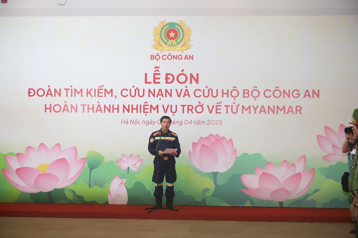 Lực lượng cứu hộ hoàn thành nhiệm vụ tại Myanmar, về nước an toàn- Ảnh 11. Lực lượng cứu hộ hoàn thành nhiệm vụ tại Myanmar, về nước an toàn- Ảnh 11.