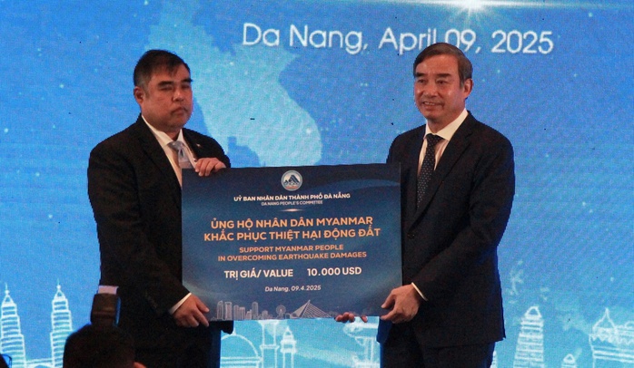 Đà Nẵng ủng hộ Myanmar 10.000 USD khắc phục hậu quả động đất- Ảnh 1. Đà Nẵng ủng hộ Myanmar 10.000 USD khắc phục hậu quả động đất- Ảnh 1.