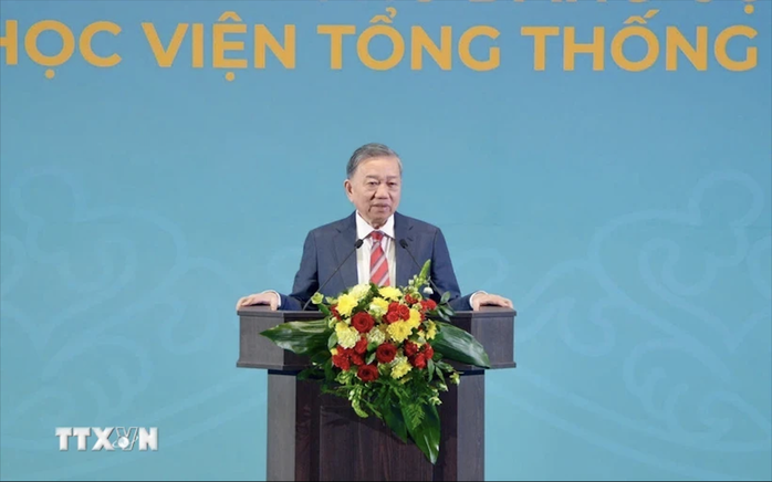 Tổng Bí thư Tô Lâm nhận danh hiệu "Giáo sư danh dự" của Học viện Tổng thống- Ảnh 3. Tổng Bí thư Tô Lâm nhận danh hiệu "Giáo sư danh dự" của Học viện Tổng thống- Ảnh 3.