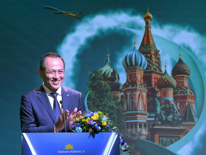 Tổng Bí thư Tô Lâm chứng kiến Vietnam Airlines công bố nối lại đường bay Hà Nội - Moscow- Ảnh 2. Tổng Bí thư Tô Lâm chứng kiến Vietnam Airlines công bố nối lại đường bay Hà Nội - Moscow- Ảnh 2.
