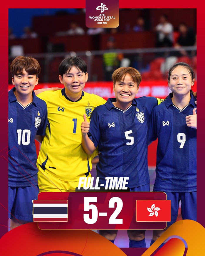 Giải futsal nữ châu Á 2025: Thái Lan vào bán kết- Ảnh 2. Giải futsal nữ châu Á 2025: Thái Lan vào bán kết- Ảnh 2.