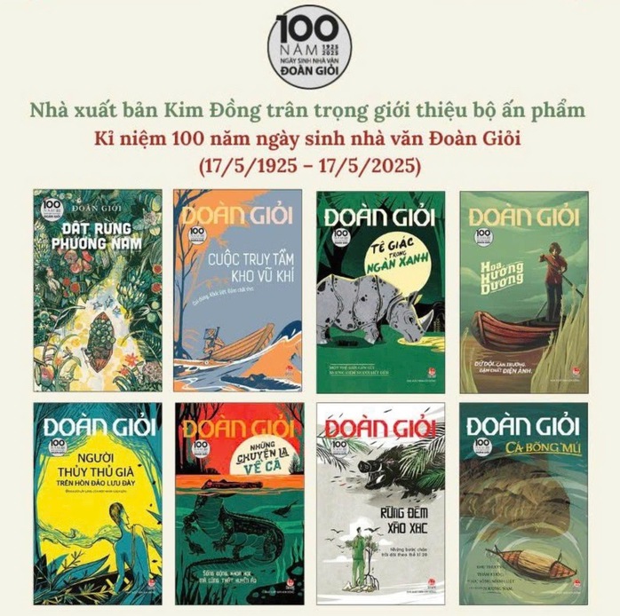 Tái bản bộ sách của nhà văn Đoàn Giỏi- Ảnh 1. Tái bản bộ sách của nhà văn Đoàn Giỏi- Ảnh 1.