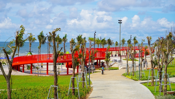 Bãi Sau Vũng Tàu "thay áo mới" trước mùa cao điểm du lịch - Ảnh 8. Bãi Sau Vũng Tàu "thay áo mới" trước mùa cao điểm du lịch - Ảnh 8.