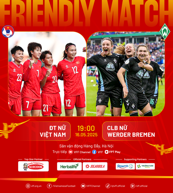 Tuyển nữ Việt Nam khắc phục điểm yếu chiều cao, thử sức với CLB nữ Werder Bremen- Ảnh 3. Tuyển nữ Việt Nam khắc phục điểm yếu chiều cao, thử sức với CLB nữ Werder Bremen- Ảnh 3.