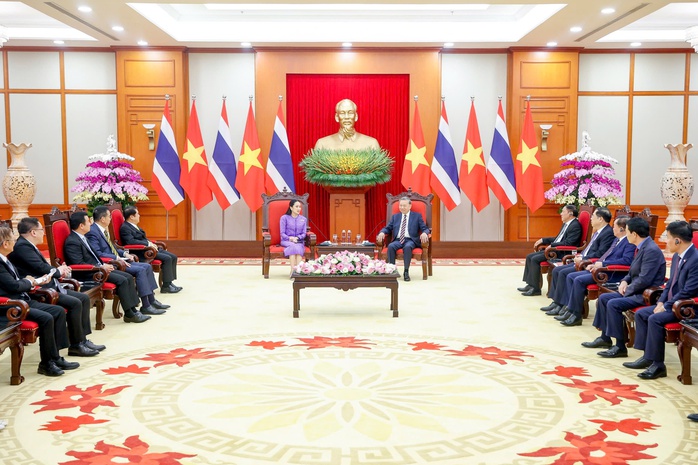 Tổng Bí thư Tô Lâm tiếp Thủ tướng Thái Lan Paetongtarn Shinawatra- Ảnh 4. Tổng Bí thư Tô Lâm tiếp Thủ tướng Thái Lan Paetongtarn Shinawatra- Ảnh 4.