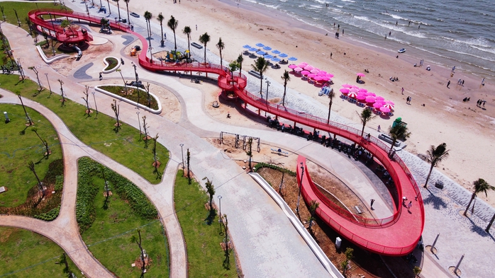 Bãi Sau Vũng Tàu "thay áo mới" trước mùa cao điểm du lịch - Ảnh 5. Bãi Sau Vũng Tàu "thay áo mới" trước mùa cao điểm du lịch - Ảnh 5.