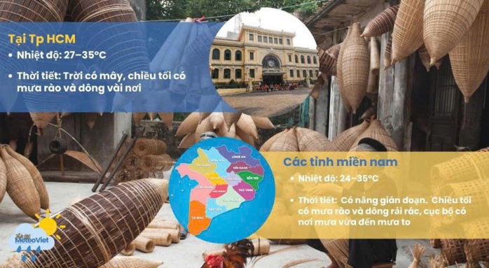 Thời tiết TP HCM hôm nay, 19-5: Ngày nắng 35 độ C, chiều tối có mưa dông- Ảnh 2.
