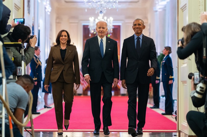 Ông Obama, bà Harris liên tiếng - Ảnh 1.