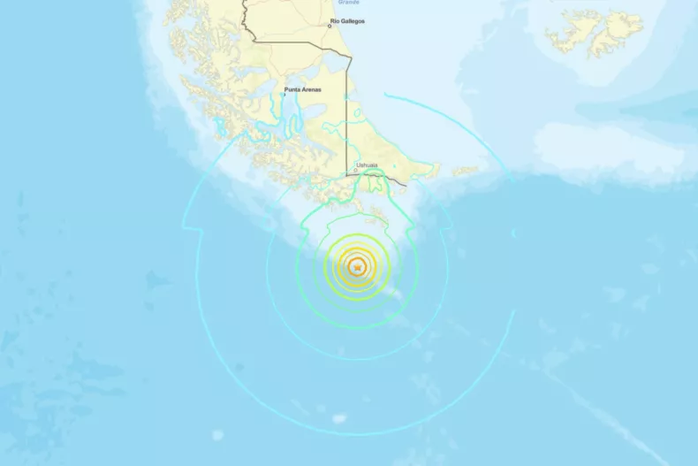 Nóng: Động đất mạnh ở Argentina, Chile ban bố khẩn cảnh báo sóng thần - Ảnh 1.
