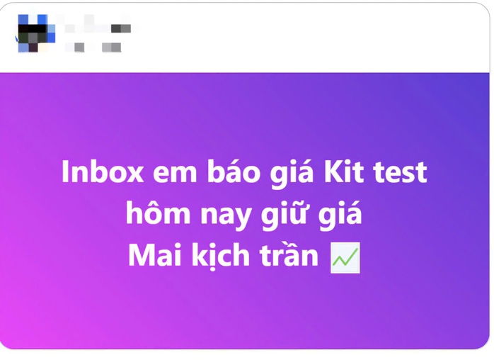 Kit test, thuốc trị COVID-19 tràn lan "chợ mạng" - Ảnh 1. Kit test, thuốc trị COVID-19 tràn lan "chợ mạng" - Ảnh 1.
