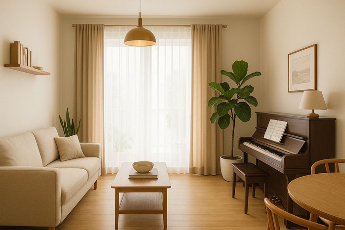 Bài trí căn hộ tạo không gian tinh tế- Ảnh 1. Bài trí căn hộ tạo không gian tinh tế- Ảnh 1.