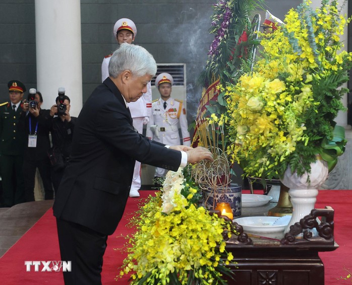 Lễ Quốc tang nguyên Chủ tịch nước Trần Đức Lương- Ảnh 12. Lễ Quốc tang nguyên Chủ tịch nước Trần Đức Lương- Ảnh 12.