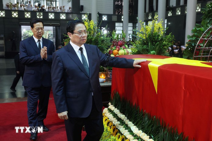 Lễ Quốc tang nguyên Chủ tịch nước Trần Đức Lương- Ảnh 8. Lễ Quốc tang nguyên Chủ tịch nước Trần Đức Lương- Ảnh 8.