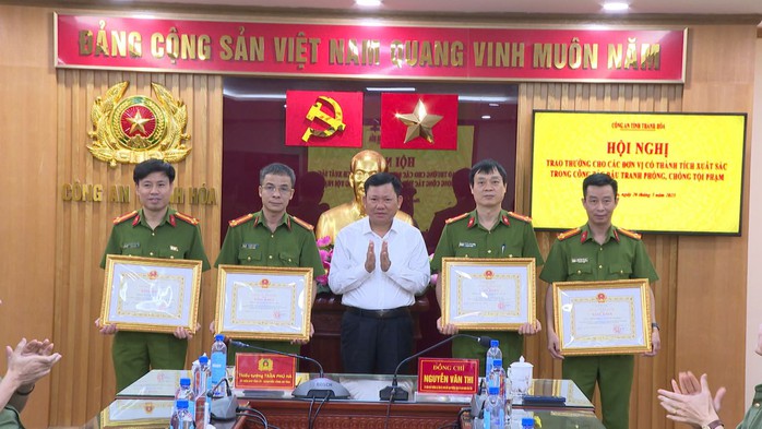 Phá nhiều vụ án "khủng", Công an Thanh Hóa được thưởng nóng - Ảnh 1.