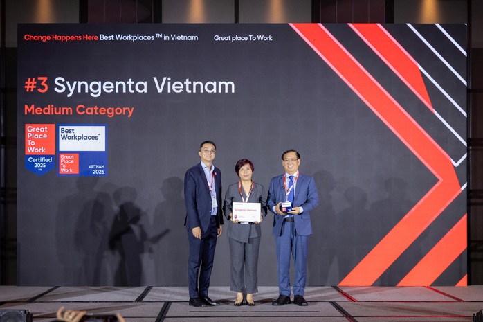 Syngenta được vinh danh "Nơi làm việc xuất sắc hàng đầu Việt Nam 2025"- Ảnh 1. Syngenta được vinh danh "Nơi làm việc xuất sắc hàng đầu Việt Nam 2025"- Ảnh 1.