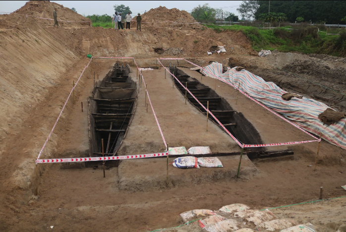 Thuyền cổ Bắc Ninh: Hé lộ bí ẩn hàng hải và giao thương cổ đại - Ảnh 3. Thuyền cổ Bắc Ninh: Hé lộ bí ẩn hàng hải và giao thương cổ đại - Ảnh 3.